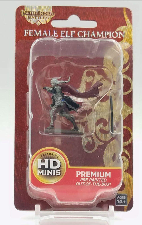 Pathfinder Battles: Premium Miniatures Wave 2: Elf Champion (Paladin) Female