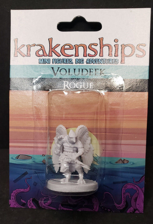 Krakenships Voludeek (Aarakocra) Rogue - Unpainted