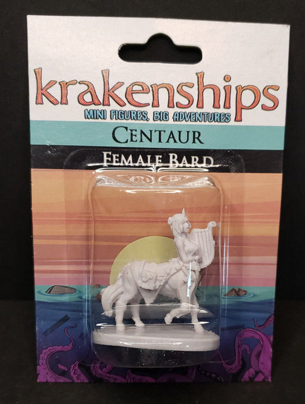 Krakenships Centaur Female Bard - Unpainted