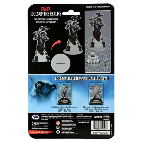 D&D Idols of the Realms Miniatures Icewind Dale Rime of the Frostmaiden-2D Frost Giant Skeleton