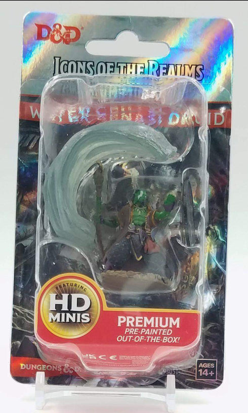 Icons of the Realms: D&D Premium Miniatures Wave 6: Water Genasi Druid - Male