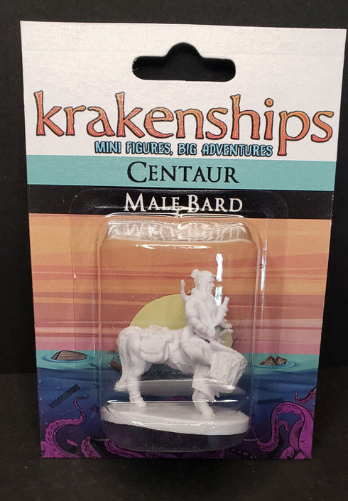 Krakenships Centaur Male Bard - Unpainted
