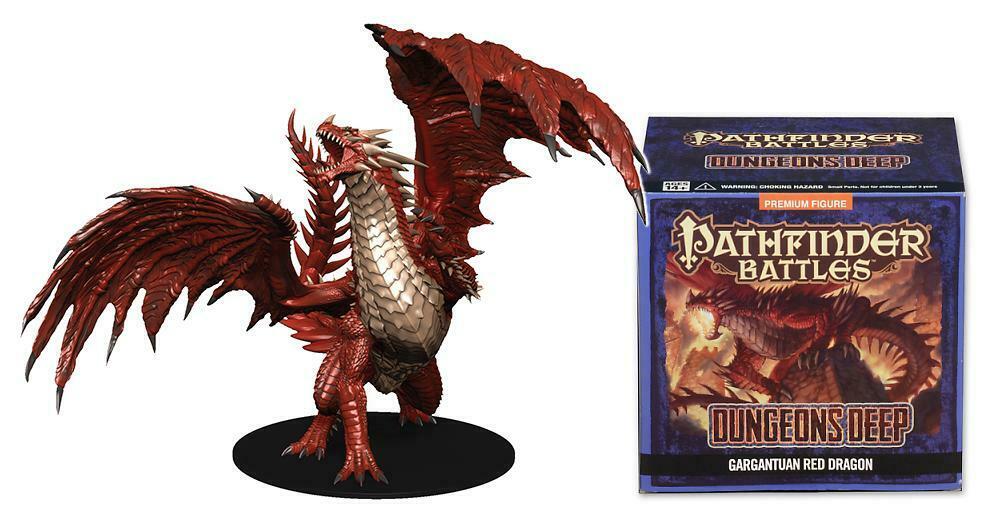 Jeu De Rôle WizKids Pathfinder Battles Deep Cuts - Gargantuan Red Dragon Toy Battle Jeu