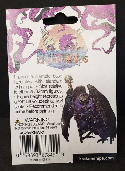 Krakenships Voludeek (Aarakocra) Warlock - Unpainted
