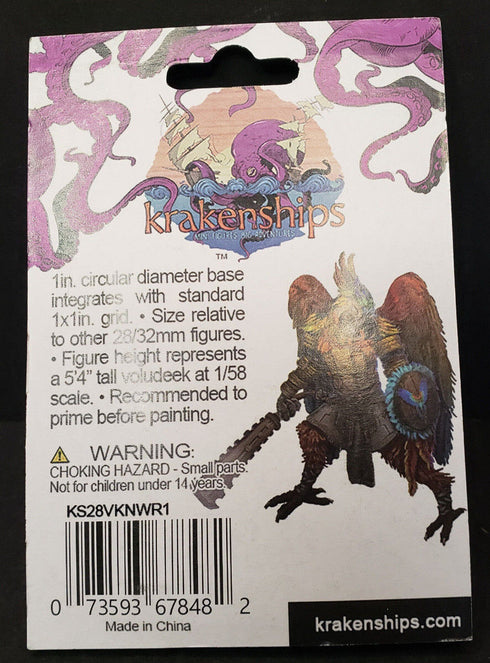 Krakenships Voludeek (Aarakocra) Warrior - Unpainted