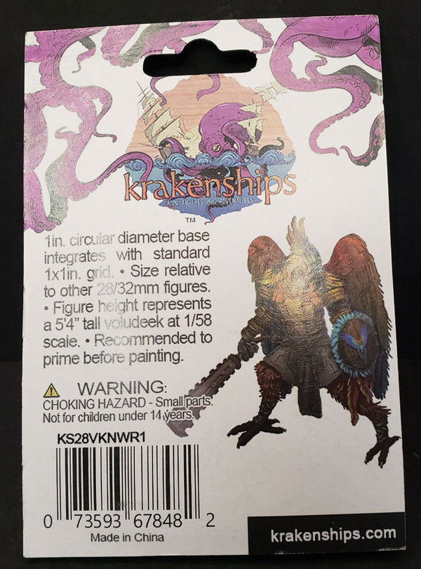 Krakenships Voludeek (Aarakocra) Warrior - Unpainted
