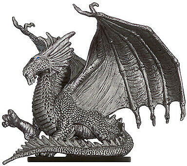 Young Silver Dragon - Dungeons of Dread - Dungeons & Dragons Miniature (DDM) - #5
