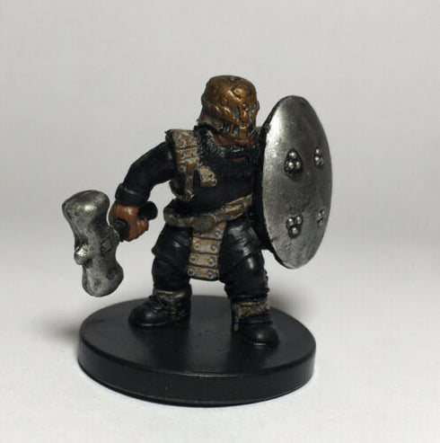 Gold Dwarf Soldier - Underdark - Dungeons & Dragons Miniature (DDM) - #5