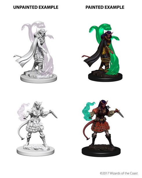 D&D Nolzur's Marvelous Miniatures - Tiefling Sorcerer Female (Spell) - Unpainted