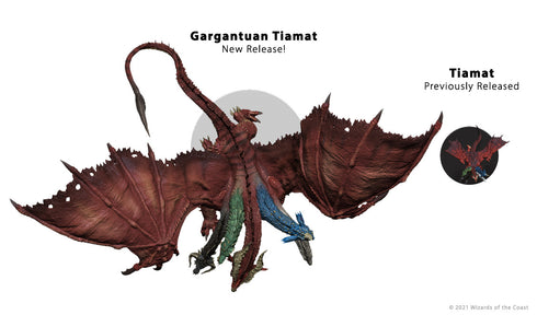 Dungeons & Dragons - Icons of the Realms Gargantuan Tiamat Figure