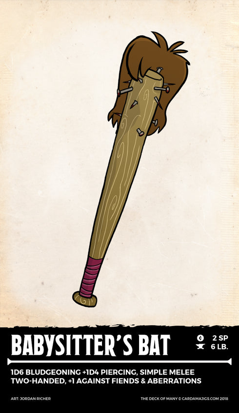 Deck of Many: Weapons