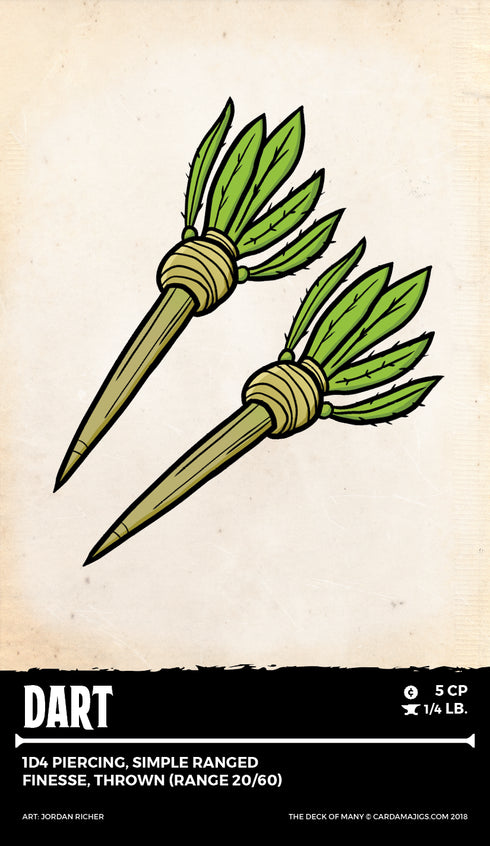 Deck of Many: Weapons