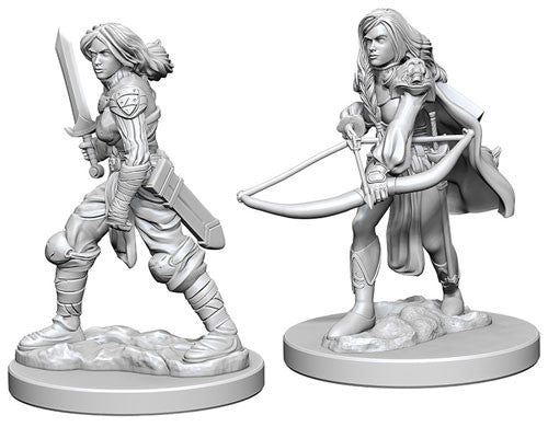 Pathfinder - Unpainted Human Female Fighter