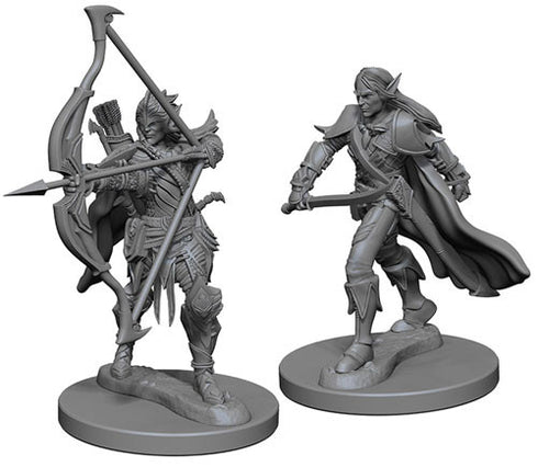 Pathfinder - Unpainted Elf Male Fighter W1