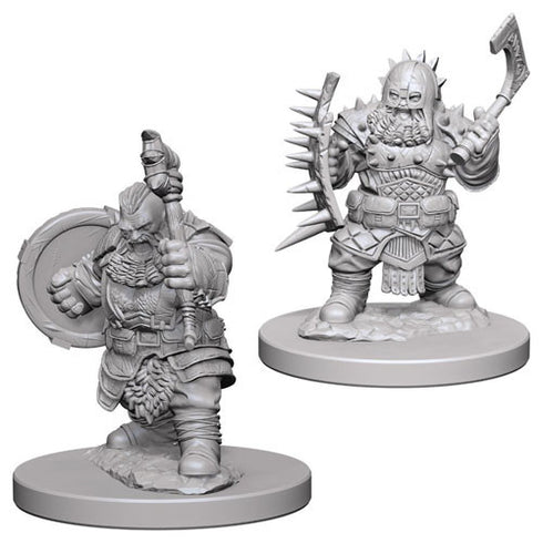 Pathfinder Deep Cuts Unpainted Miniatures Dwarf Male Barbarian