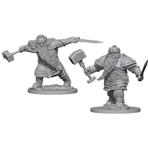 D&D Nolzurs Marvelous Unpainted Miniatures Dwarf Male Fighter