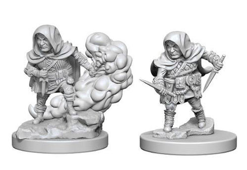 D&D Nolzurs Marvelous Unpainted Miniatures Halfling Male Rogue - Smoke