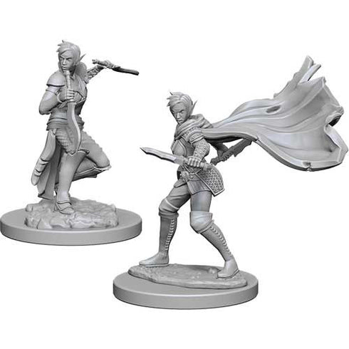 Pathfinder Deep Cuts Unpainted Miniatures Elf Female Rogue