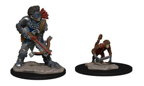 Wardlings - Boy Rogue & Monkey Pre-Painted