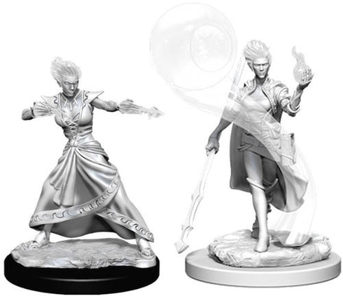 D&D - Unpainted Fire Genasi Female Wizard