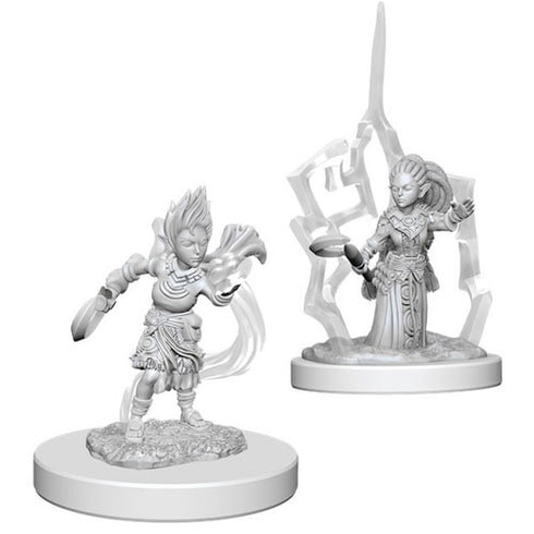 Pathfinder Deep Cuts Unpainted Miniatures Gnome Female Druid