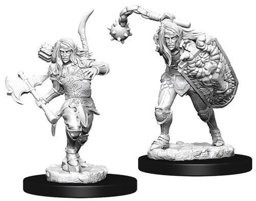 Pathfinder Battles Deep Cuts Male Elf Fighter