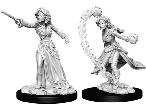 Pathfinder - Unpainted Human Female Wizard