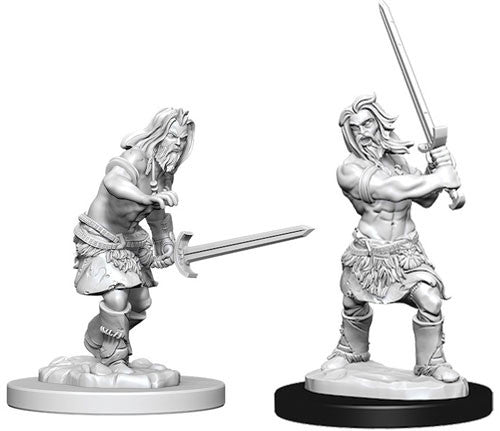 Pathfinder - Unpainted Human Male Barbarian