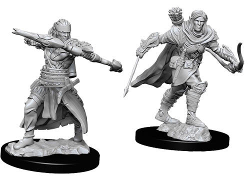 Pathfinder Battles Deep Cuts Male Half Elf Ranger