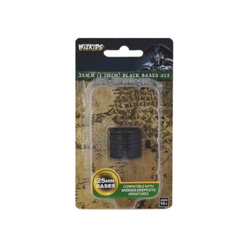 WizKids Deep Cuts Black 25mm Round Base