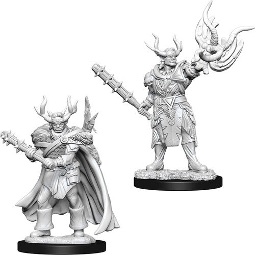Pathfinder - Unpainted Male Half-Orc Druid
