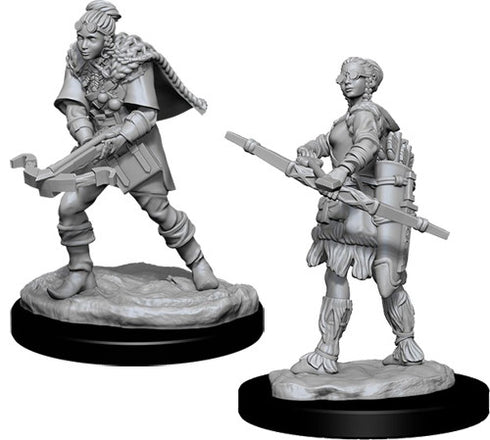 D&D Nolzurs Marvelous Unpainted Miniatures Female Human Ranger - Goggles