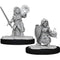 Pathfinder Deepcuts Unpainted Miniatures Halfling Cleric Female