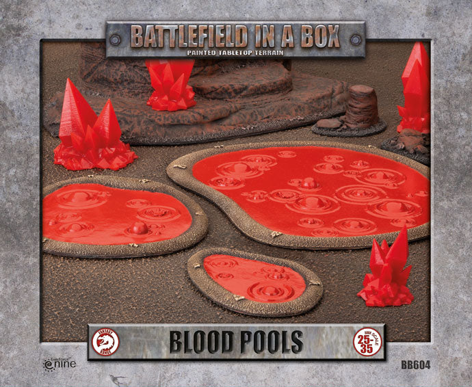 Battlefield in a Box: Blood Pools (x3) - 30mm – RPG Mini Hunter