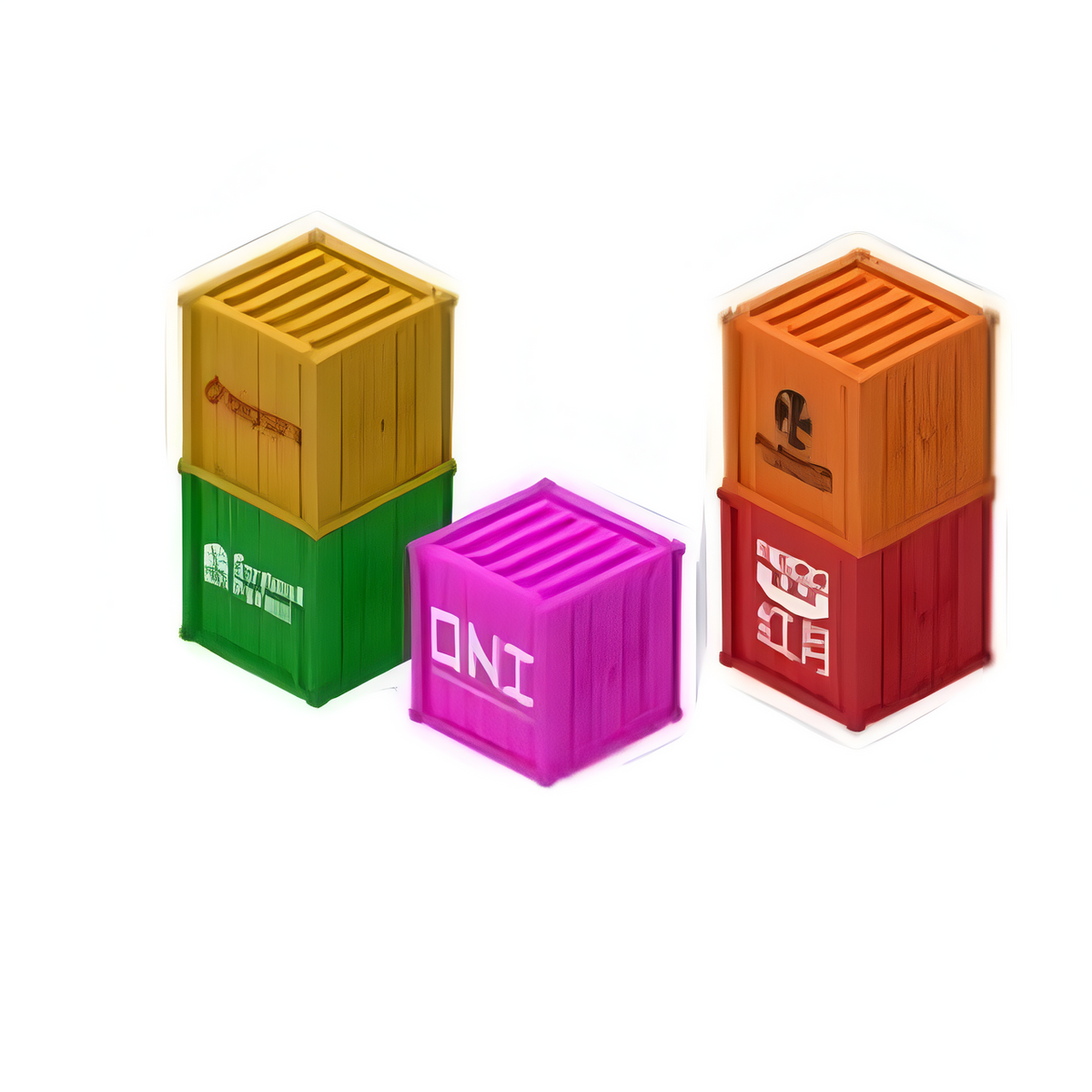 Monster Fight Club Terrain: 10' Containers – RPG Mini Hunter