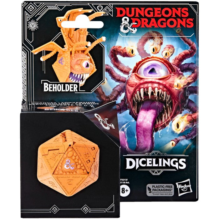 D&D Dicelings Orange Beholder – RPG Mini Hunter
