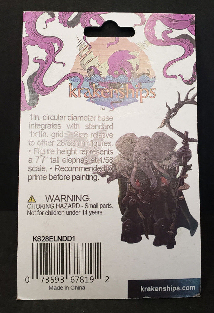Krakenships Elphas (Loxodon) Druid - Unpainted – RPG Mini Hunter